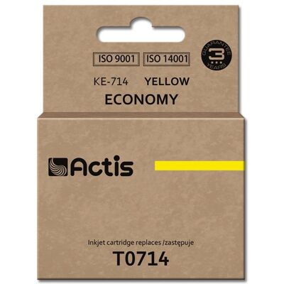 Tinteiro T0714 Compatível c/ Epson (Amarelo) - ACTIS Tinteiro T0714 Compatível c/ Epson (Amarelo) - ACTIS
