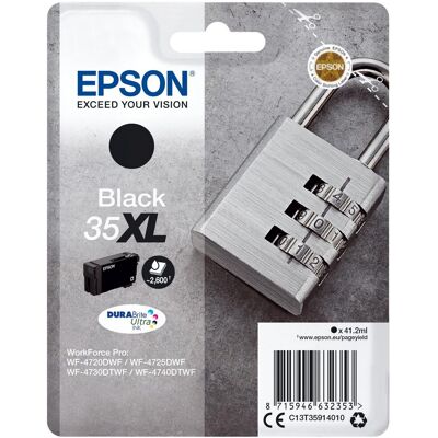 Tinteiro Preto 35XL (2600 páginas) - EPSON Tinteiro Preto 35XL (2600 páginas) - EPSON