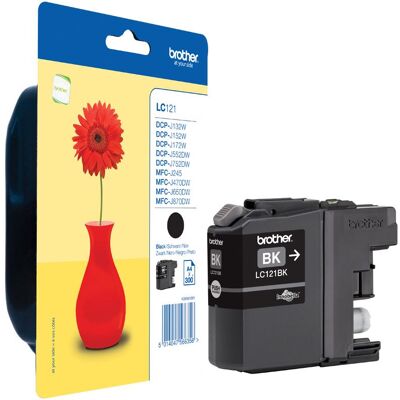 Tinteiro LC-121BK (Preto) - Brother Tinteiro LC-121BK (Preto) - Brother