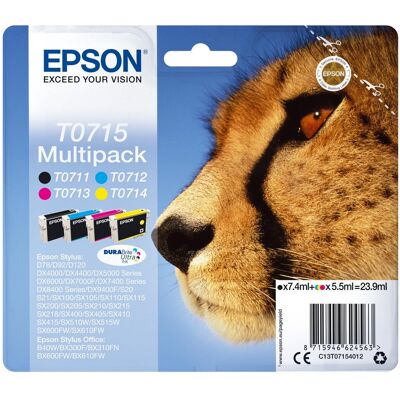 Pack 4x Tinteiros Quad D78/D92/DX4000/DX5xx - EPSON Pack 4x Tinteiros Quad D78/D92/DX4000/DX5xx - EPSON
