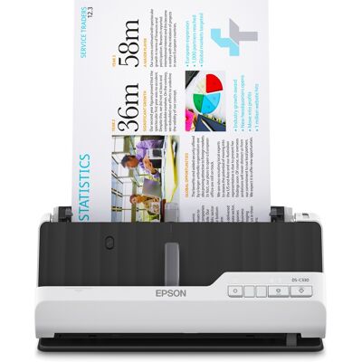 Scanner WorkForce DS-C330 (Preto/Branco) - EPSON Scanner WorkForce DS-C330 (Preto/Branco) - EPSON