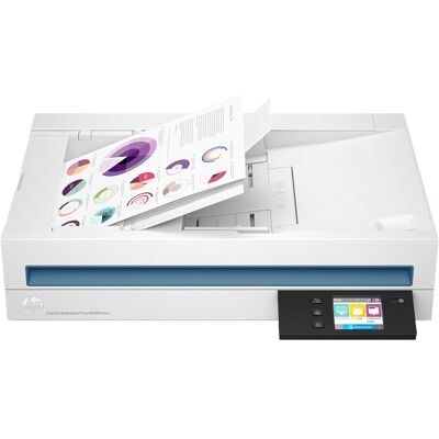 Scanner ScanJet Enterprise Flow N6600 fnw1 1200x1200DPI A4 (Branco) - HP Scanner ScanJet Enterprise Flow N6600 fnw1 1200x1200DPI A4 (Branco) - HP