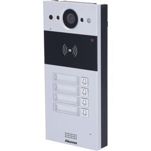 Video Porteiro IP Antivandálico de Superficie (4 Apartamentos) AK-R20B-4B 2Mpx - AKUVOX Video Porteiro IP Antivandálico de Superficie (4 Apartamentos) AK-R20B-4B 2Mpx - AKUVOX