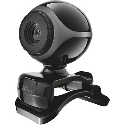 Webcam Exis USB 0.3Mpx (Preto) - TRUST Webcam Exis USB 0.3Mpx (Preto) - TRUST