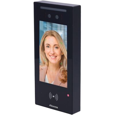Leitor de Controlo de Acesso 5" IPS (MF/NFC/BLE/QR) - AKUVOX Leitor de Controlo de Acesso 5" IPS (MF/NFC/BLE/QR) - AKUVOX