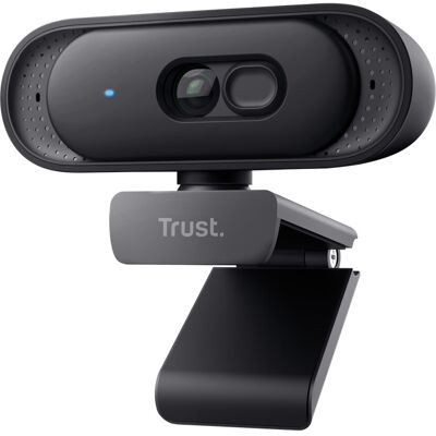 Webcam Tomar 2K QHD USB (Preto) - TRUST Webcam Tomar 2K QHD USB (Preto) - TRUST