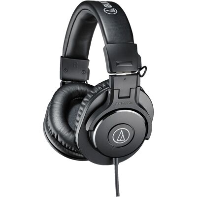 Auscultadores ATH-M30X c/ Fios (Preto) - AUDIO-TECHNICA Auscultadores ATH-M30X c/ Fios (Preto) - AUDIO-TECHNICA