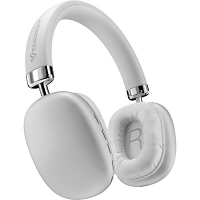 Auscultadores Headset Bluetooth Style (Prateado) - ENERGY-SISTEM Auscultadores Headset Bluetooth Style (Prateado) - ENERGY-SISTEM