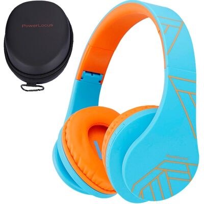 Auscultadores Infantil P2 (Azul/Laranja) - POWERLOCUS Auscultadores Infantil P2 (Azul/Laranja) - POWERLOCUS