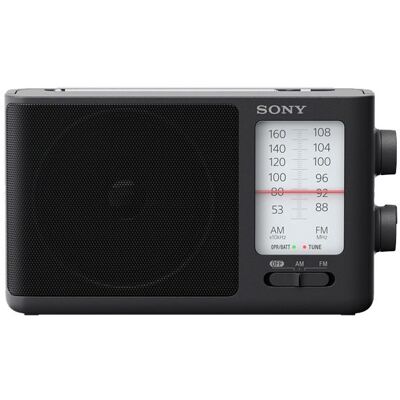 Rádio Portátil Analógico (Preto) - SONY Rádio Portátil Analógico (Preto) - SONY