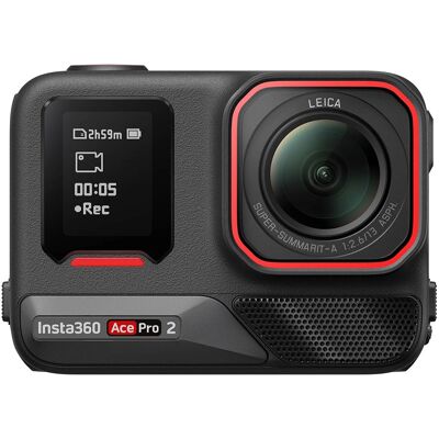 Câmara de Ação Ace Pro 2 50MP 8K 1/1.3" F2.6 (Preto) - INSTA360 Câmara de Ação Ace Pro 2 50MP 8K 1/1.3" F2.6 (Preto) - INSTA360