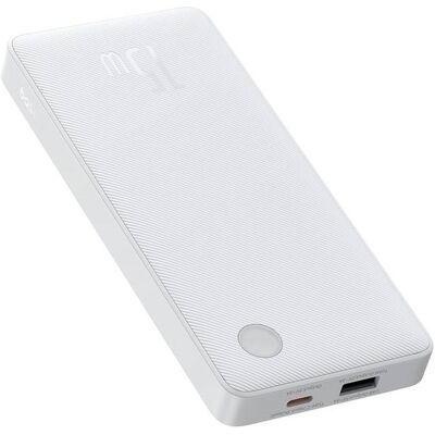 PowerBank Air Lite 10000mAh 15W (Branco) - BASEUS PowerBank Air Lite 10000mAh 15W (Branco) - BASEUS