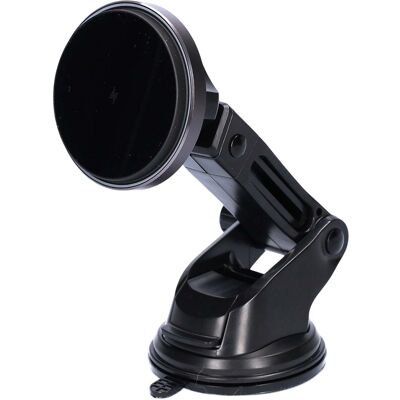 Suporte de Smartphone Magnético c/ Carregamento s/ Fios 15W (Preto) - NEDIS Suporte de Smartphone Magnético c/ Carregamento s/ Fios 15W (Preto) - NEDIS