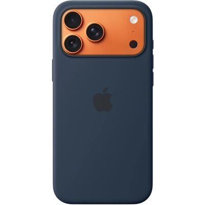 Capa Silicone iPhone 17 Pro Max c/ MagSafe (Meia-noite) - APPLE Capa Silicone iPhone 17 Pro Max c/ MagSafe (Meia-noite) - APPLE