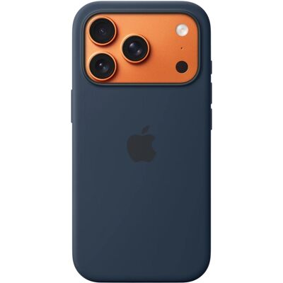 Capa Silicone iPhone 17 Pro c/ MagSafe (Meia-Noite) - APPLE Capa Silicone iPhone 17 Pro c/ MagSafe (Meia-Noite) - APPLE
