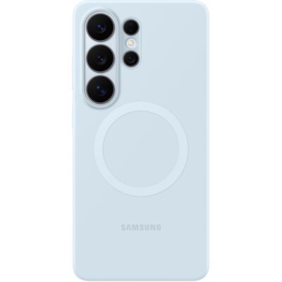 Capa Magnética de Silicone p/ Galaxy S26 Ultra (Azul Claro) - SAMSUNG Capa Magnética de Silicone p/ Galaxy S26 Ultra (Azul Claro) - SAMSUNG