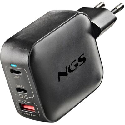 Carregador Universal GaN 100W (2x USB-C / USB-A) - NGS Carregador Universal GaN 100W (2x USB-C / USB-A) - NGS