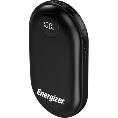 PowerBank HW5000_BK 5000mAh 10W c/ Função de Aquecer Mãos (USB-A + USB-C) - ENERGIZER PowerBank HW5000_BK 5000mAh 10W c/ Função de Aquecer Mãos (USB-A + USB-C) - ENERGIZER