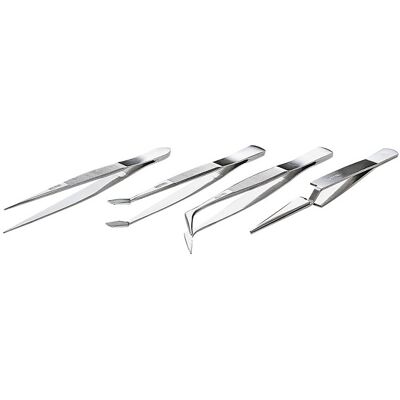 Conjunto 4 Pinças de Precisão - Proskit Conjunto 4 Pinças de Precisão - Proskit