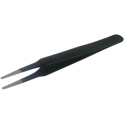 Pinça Anti-Estática Fibra Carbono Pontas Largas Pinça Anti-Estática Fibra Carbono Pontas Largas