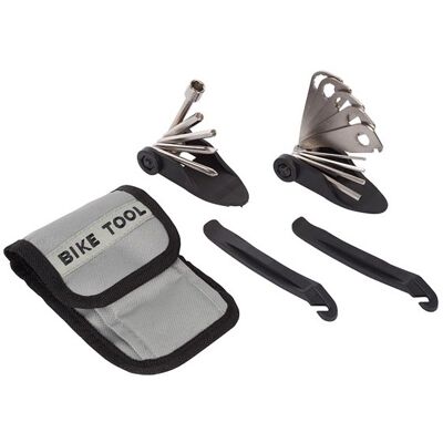 Kit de Ferramentas p/ Bicicleta com Bolsa Cintura (15 Peças) - VELLEMAN Kit de Ferramentas p/ Bicicleta com Bolsa Cintura (15 Peças) - VELLEMAN
