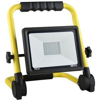 Projector LED 50W 6000K c/ Suporte Dobrável - ELBAT Projector LED 50W 6000K c/ Suporte Dobrável - ELBAT