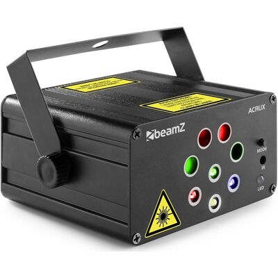 Laser RGBW 2x100/2x50mW Vermelho e Verde c/ Comando (ACRUX QUATRO) - beamZ Laser RGBW 2x100/2x50mW Vermelho e Verde c/ Comando (ACRUX QUATRO) - beamZ