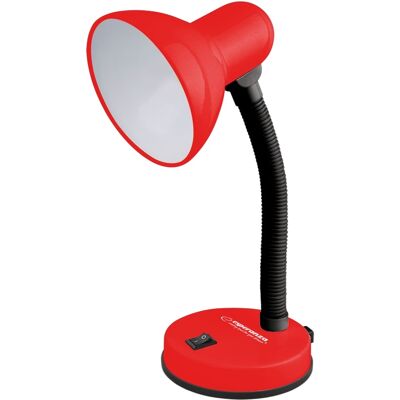 Candeeiro de Mesa E27 "VEGA" (Vermelho) - ESPERANZA Candeeiro de Mesa E27 "VEGA" (Vermelho) - ESPERANZA