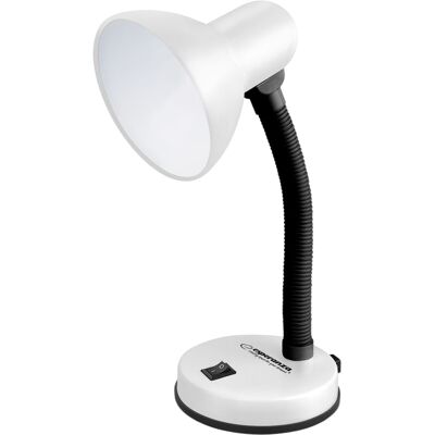 Candeeiro de Mesa E27 "VEGA" (Branco) - ESPERANZA Candeeiro de Mesa E27 "VEGA" (Branco) - ESPERANZA