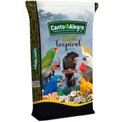 Mistura de Sementes p/ Papagaios e Araras c/ Fruta - Canto Alegre Mistura de Sementes p/ Papagaios e Araras c/ Fruta - Canto Alegre