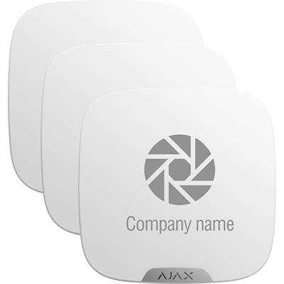 Pack 10x Coberturas Exteriores p/ Sirene AJ-STREETSIRENCUSTOM-W (Branco) - AJAX Pack 10x Coberturas Exteriores p/ Sirene AJ-STREETSIRENCUSTOM-W (Branco) - AJAX
