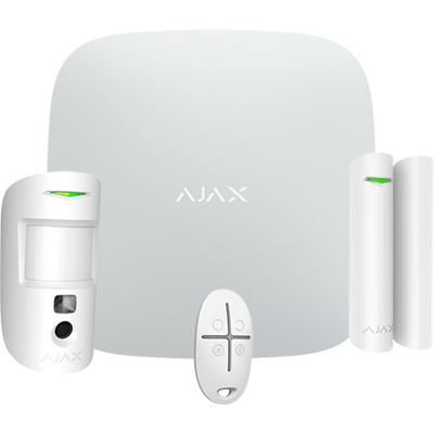 Ajax - STARTERKIT-CAM-W - Branco - Câmara - Kit de alarme Ajax - STARTERKIT-CAM-W - Branco - Câmara - Kit de alarme