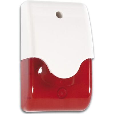 Sirene com Strobe LED Vermelho 110dB - VELLEMAN Sirene com Strobe LED Vermelho 110dB - VELLEMAN