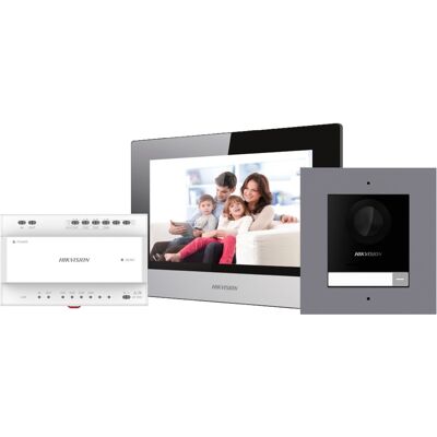 Hikvision - DS-KIS702Y - 2MP - Estação de Vídeo Hikvision - DS-KIS702Y - 2MP - Estação de Vídeo