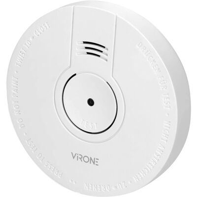 ORNO Detector de Fumo c/ Alarme (Bateria 9V) - VIRONE ORNO Detector de Fumo c/ Alarme (Bateria 9V) - VIRONE