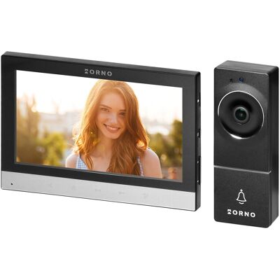 Video Porteiro Alerto 7" Tátil Wi-Fi (Preto) - ORNO Video Porteiro Alerto 7" Tátil Wi-Fi (Preto) - ORNO