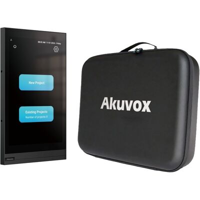 Kit Instalador p/ Video Porteiro c/ Monitor Adicional Android 8" IPS Tátil - AKUVOX Kit Instalador p/ Video Porteiro c/ Monitor Adicional Android 8" IPS Tátil - AKUVOX