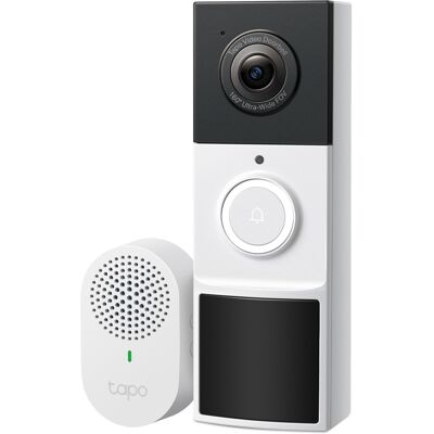 Vídeo Porteiro Tapo TD21 2K IP65 Wi-Fi c/ Campainha (Branco/Preto) - TP-LINK Vídeo Porteiro Tapo TD21 2K IP65 Wi-Fi c/ Campainha (Branco/Preto) - TP-LINK