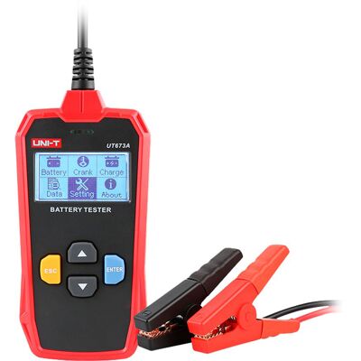 Medidor de Bateria c/ Visor com Capacidade, Tensão, Resistência e Duração da Bateria - UNI-T Medidor de Bateria c/ Visor com Capacidade, Tensão, Resistência e Duração da Bateria - UNI-T