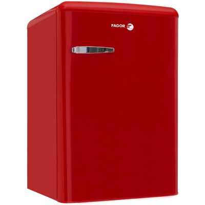 Frigorífico 1 Porta Retro 108L 3FFV-855R (Vermelho) - FAGOR Frigorífico 1 Porta Retro 108L 3FFV-855R (Vermelho) - FAGOR