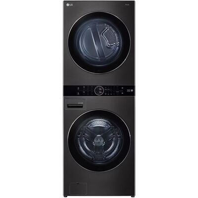 Máquina de Lavar e Secar Roupa WashTower WT1716BBF 17/16Kg 1400RPM (Black Steel) - LG Máquina de Lavar e Secar Roupa WashTower WT1716BBF 17/16Kg 1400RPM (Black Steel) - LG