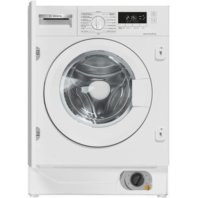 Máquina de Lavar e Secar Roupa Encastre Serie 4 WKD28260ES 8Kg/5Kg 1400RPM (Branco) - BOSCH Máquina de Lavar e Secar Roupa Encastre Serie 4 WKD28260ES 8Kg/5Kg 1400RPM (Branco) - BOSCH