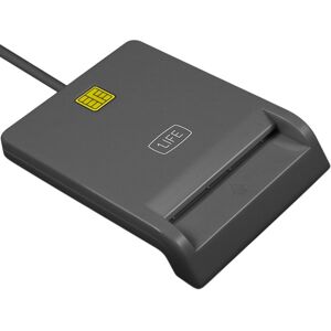Leitor de Cartão Cidadão cr:citizen USB 2.0 (Preto) - 1LIFE Leitor de Cartão Cidadão cr:citizen USB 2.0 (Preto) - 1LIFE