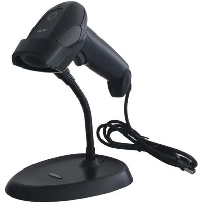 Leitor de Código de Barras Portátil USB 1D Laser appLS11AS (Preto) - APPROX Leitor de Código de Barras Portátil USB 1D Laser appLS11AS (Preto) - APPROX
