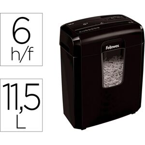Destruidora De Documentos Lx-25M Capacidade 6F Seguranca P4 Cesto 11,5L - FELLOWES Destruidora De Documentos Lx-25M Capacidade 6F Seguranca P4 Cesto 11,5L - FELLOWES