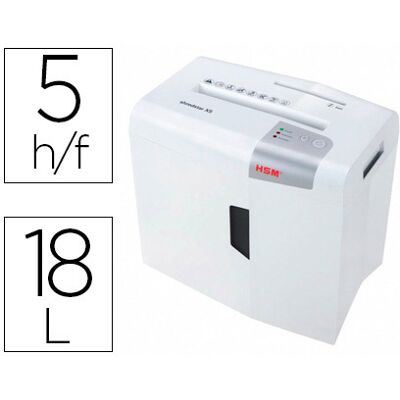 Destruidora de Documentos Hsm Shredstar X5 Capac. de Corte 5 F em Particulas Destruidora de Documentos Hsm Shredstar X5 Capac. de Corte 5 F em Particulas