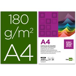 Cartolina Liderpapel 180g A4 Verde Bilhar - Uso Escolar Cartolina Liderpapel 180g A4 Verde Bilhar - Uso Escolar