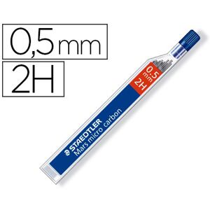 Minas Staedtler Mars Micro Grafite 0,5 mm 2H Tubo c/ 12 Unidades Minas Staedtler Mars Micro Grafite 0,5 mm 2H Tubo c/ 12 Unidades