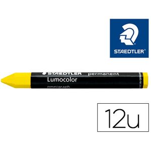 Minas Staedtler p/ Marcar Amarelo Lumocolor Permanente Omnigraph 236 Caixa de 12 Unidades Minas Staedtler p/ Marcar Amarelo Lumocolor Permanente Omnigraph 236 Caixa de 12 Unidades