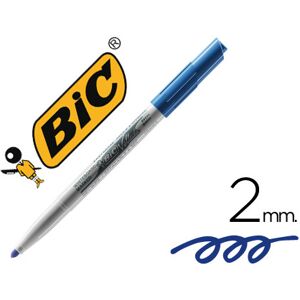 Marcador Bic Velleda p/ Quadro Branco - Azul Ponta Redeonda 2 mm Marcador Bic Velleda p/ Quadro Branco - Azul Ponta Redeonda 2 mm